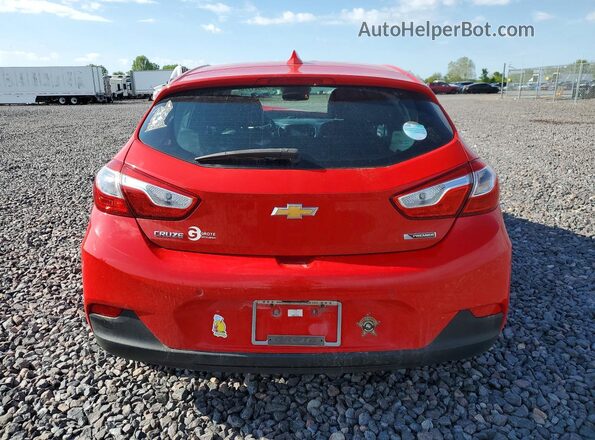 3G1BF6SM2HS589480 2017 CHEVROLET CRUZE Red Հետևի տեսք
