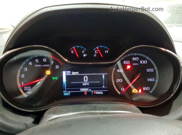 3G1BF6SM6HS533736 2017 CHEVROLET CRUZE Gray Սարքավորումների վահանակի տեսք