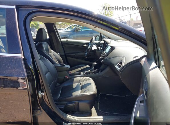 3G1BF6SM7JS609065 2018 CHEVROLET CRUZE Black წინა სალონის ხედი