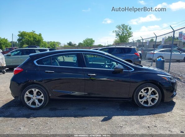3G1BF6SM7JS609065 2018 CHEVROLET CRUZE Black უკანა სალონის ხედი