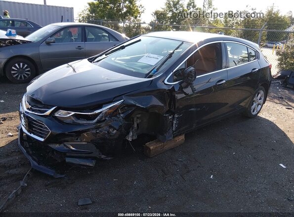 3G1BF6SM9JS539181 2018 CHEVROLET CRUZE Black Առջևի ձախ երեք քառորդ տեսարան
