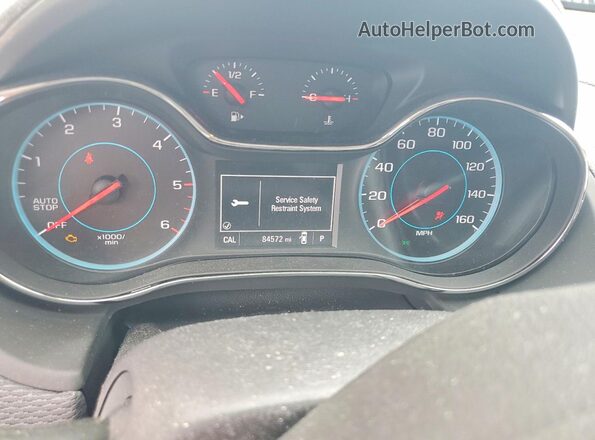3G1BH6SE1JS653856 2018 CHEVROLET CRUZE Blue ხელსაწყოთა პანელის ხედი
