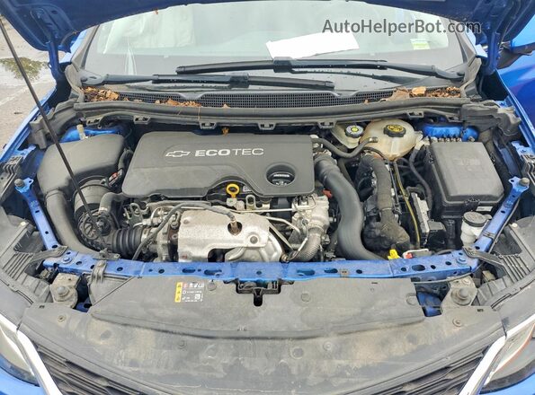 3G1BH6SE1JS653856 2018 CHEVROLET CRUZE Blue უკანა სალონის ხედი