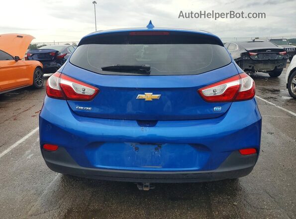 3G1BH6SE1JS653856 2018 CHEVROLET CRUZE Blue უკანა ხედი