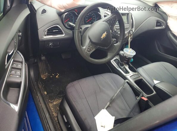 3G1BH6SE1JS653856 2018 CHEVROLET CRUZE Blue წინა პანელის ხედი
