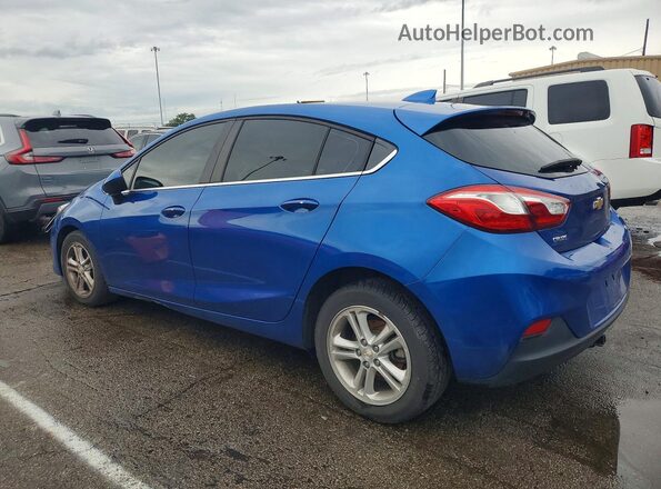 3G1BH6SE1JS653856 2018 CHEVROLET CRUZE Blue უკანა მარცხენა