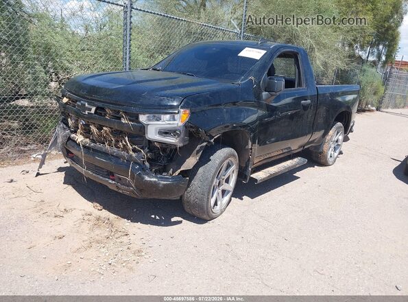 3GCNAAED2RG281683 2024 CHEVROLET SILVERADO Black Vista tres cuartos delantera izquierda