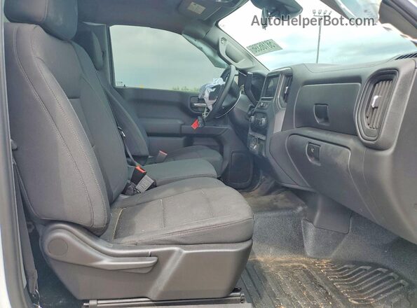 3GCNAAED4PG343923 2023 CHEVROLET SILVERADO White უკანა სავარძლების ხედი