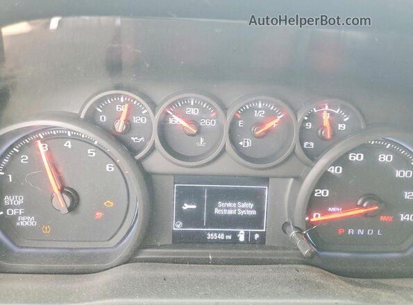 3GCNAAED4PG343923 2023 CHEVROLET SILVERADO White ხელსაწყოთა პანელის ხედი