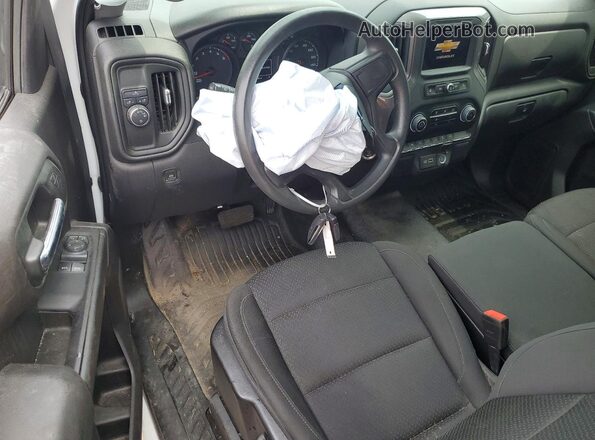3GCNAAED4PG343923 2023 CHEVROLET SILVERADO White წინა პანელის ხედი