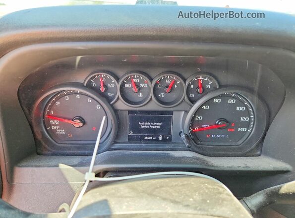 3GCNAAED8RG348531 2024 CHEVROLET SILVERADO White Вид щитка приладів