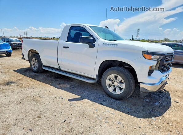 3GCNAAED8RG348531 2024 CHEVROLET SILVERADO White Передня права чверть