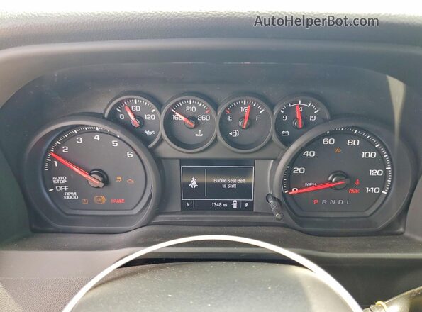 3GCNAAEK1TG112650 2026 CHEVROLET SILVERADO White Vista del cuadro de instrumentos