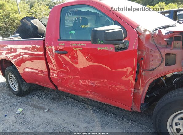 3GCNAAEK2PG102859 2023 CHEVROLET SILVERADO Red Widok z przodu