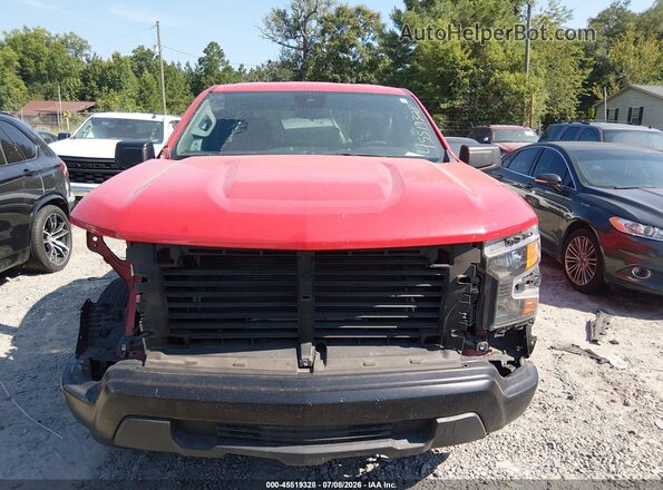 3GCNAAEK2PG102859 2023 CHEVROLET SILVERADO Red Widok wnętrza z tyłu