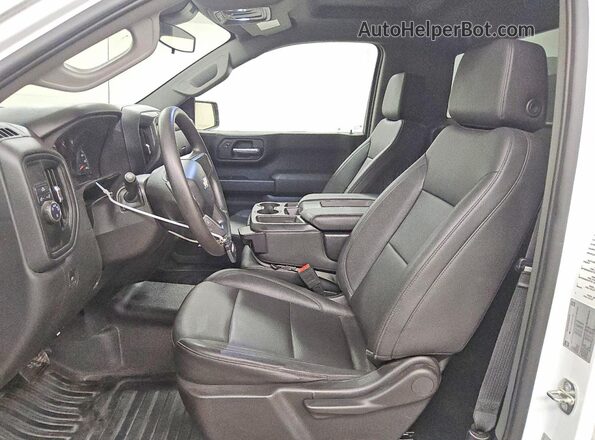 3GCNAAEK6PG359801 2023 CHEVROLET SILVERADO White Вид салону спереду