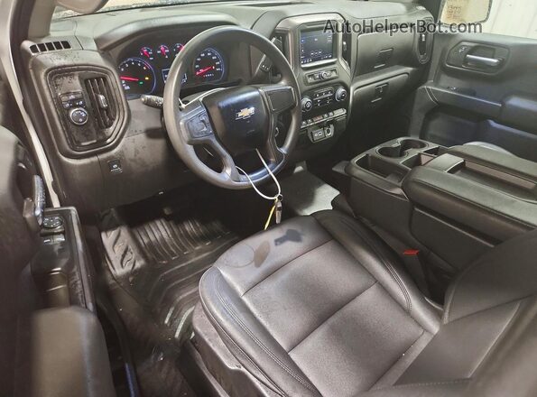 3GCNAAEKXPG360322 2023 CHEVROLET SILVERADO White Dashboard view