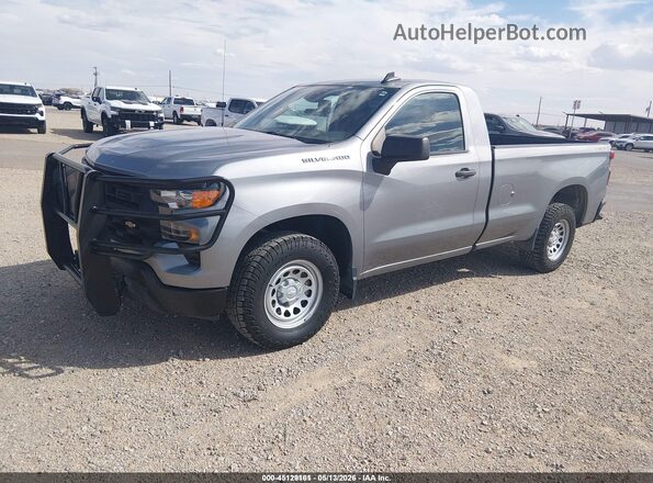 3GCNDAED0PG209885 2023 CHEVROLET SILVERADO Gray Front left
