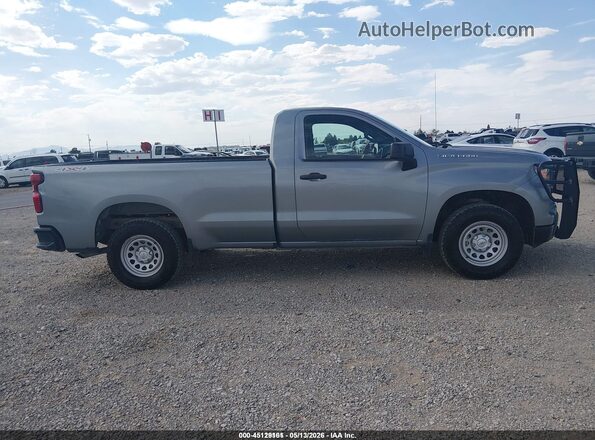 3GCNDAED0PG209885 2023 CHEVROLET SILVERADO Gray Rear interior view