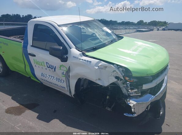 3GCNWAED2NG164715 2022 CHEVROLET SILVERADO Белый Вид спереди