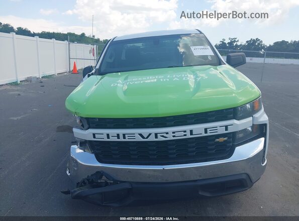 3GCNWAED2NG164715 2022 CHEVROLET SILVERADO Белый Вид задней части салона