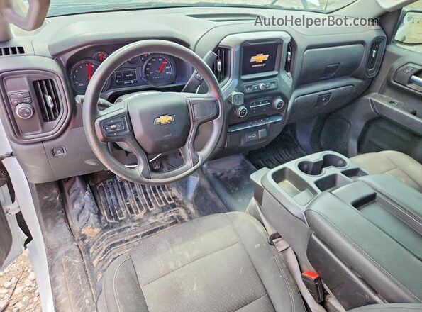 3GCNWAEF1MG330741 2021 CHEVROLET SILVERADO White Вид панелі приладів