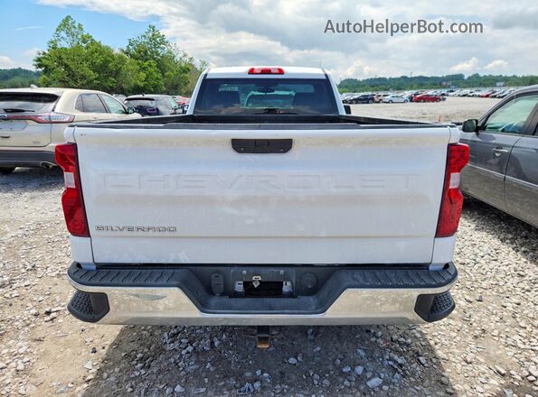 3GCNWAEF1MG330741 2021 CHEVROLET SILVERADO White Вид ззаду