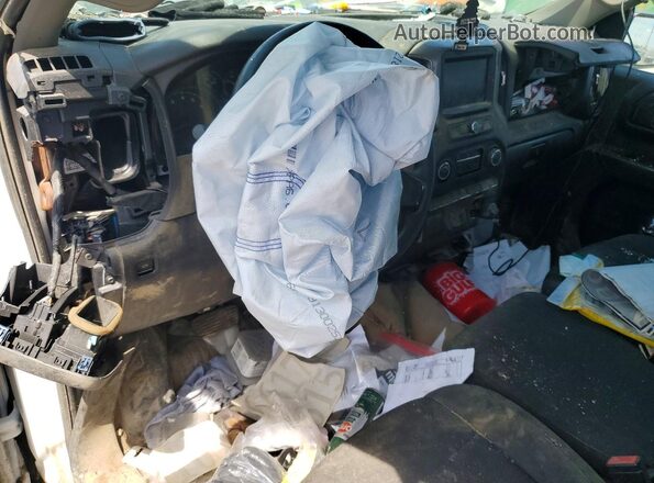 3GCNWAEF3MG267433 2021 CHEVROLET SILVERADO White Widok deski rozdzielczej