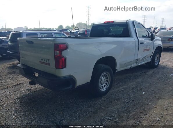 3GCNWAEF6MG396038 2021 CHEVROLET SILVERADO Белый Задняя правая четверть