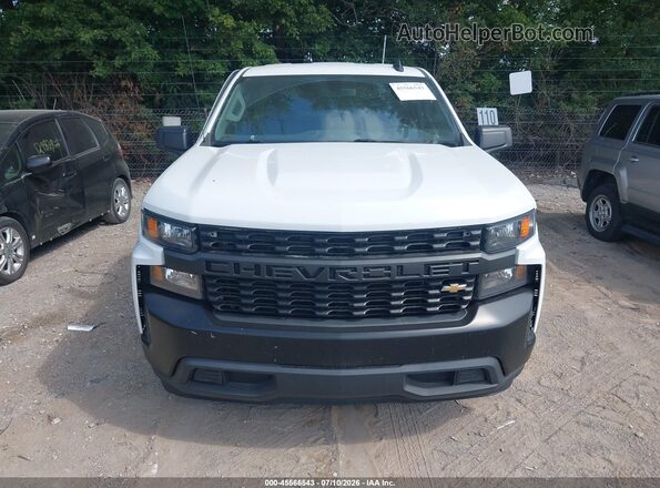 3GCNWAEF6MG396038 2021 CHEVROLET SILVERADO Белый Вид щитка приборов