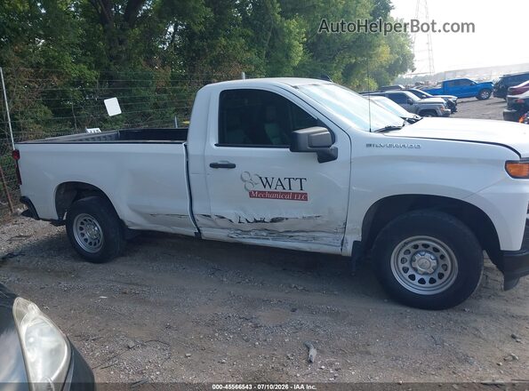 3GCNWAEF6MG396038 2021 CHEVROLET SILVERADO Белый Вид задней части салона