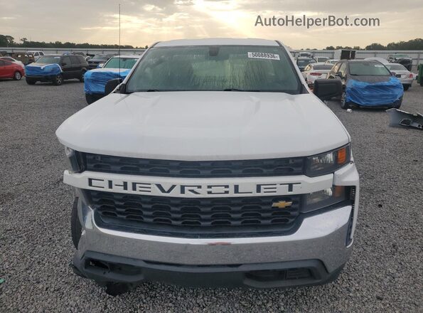 3GCNWAEF6MG455556 2021 CHEVROLET SILVERADO White Vista frontal