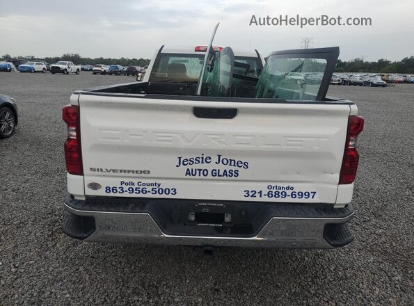 3GCNWAEF6MG455556 2021 CHEVROLET SILVERADO White Vista trasera