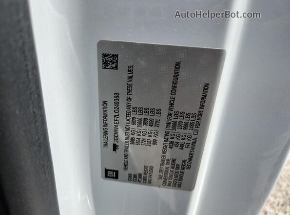 3GCNWAEF7LG249368 2020 CHEVROLET SILVERADO White Вид підкапотного простору