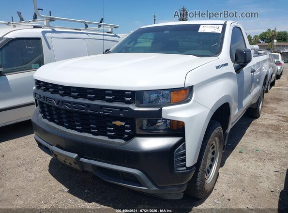 3GCNWAEF8LG125111 2020 CHEVROLET SILVERADO White Front left