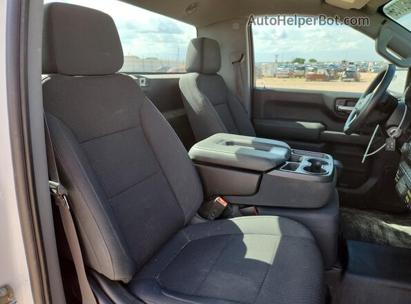 3GCNWAEH0MG273577 2021 CHEVROLET SILVERADO White Вид задніх сидінь