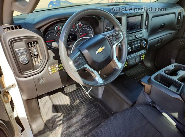 3GCNWAEH0MG273577 2021 CHEVROLET SILVERADO White Вид панелі приладів
