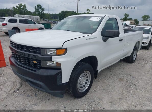 3GCNWAEH6KG289683 2019 CHEVROLET SILVERADO White Front left