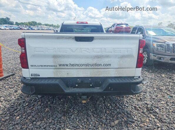 3GCNWAEH7MG117763 2021 CHEVROLET SILVERADO White Հետևի տեսք