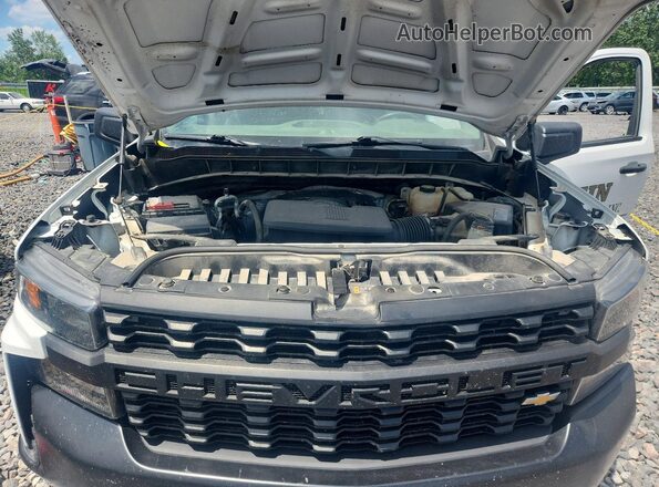 3GCNWAEH7MG117763 2021 CHEVROLET SILVERADO White Սալոնի հետևի տեսք