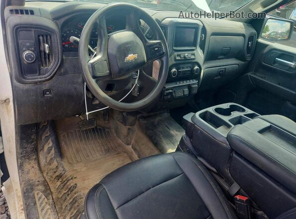3GCNWAEH7MG117763 2021 CHEVROLET SILVERADO White Առջևի վահանակի տեսք