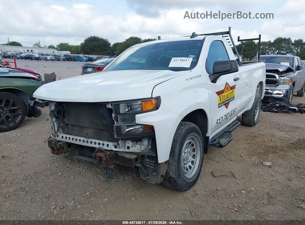 3GCNWAEH9LG306140 2020 CHEVROLET SILVERADO Белый Передняя левая четверть