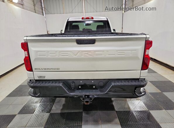 3GCNYAEF8LG180720 2020 CHEVROLET SILVERADO Серебряный Вид сзади