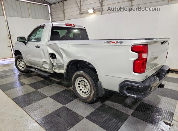 3GCNYAEF8LG180720 2020 CHEVROLET SILVERADO Серебряный Задняя левая четверть