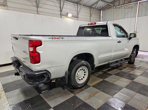 3GCNYAEF8LG180720 2020 CHEVROLET SILVERADO Серебряный Задняя правая четверть