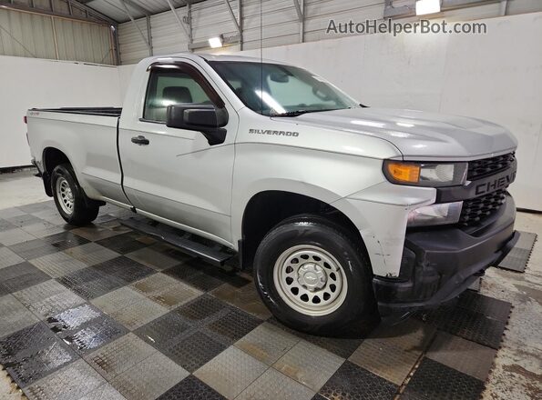 3GCNYAEF8LG180720 2020 CHEVROLET SILVERADO Серебряный 