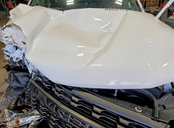 3GCNYAEK0NG211801 2022 CHEVROLET SILVERADO White Вид задньої частини салону