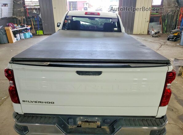 3GCNYAEK0NG211801 2022 CHEVROLET SILVERADO White Вид задніх сидінь