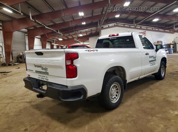 3GCNYAEK4NG213499 2022 CHEVROLET SILVERADO White უკანა მარჯვენა