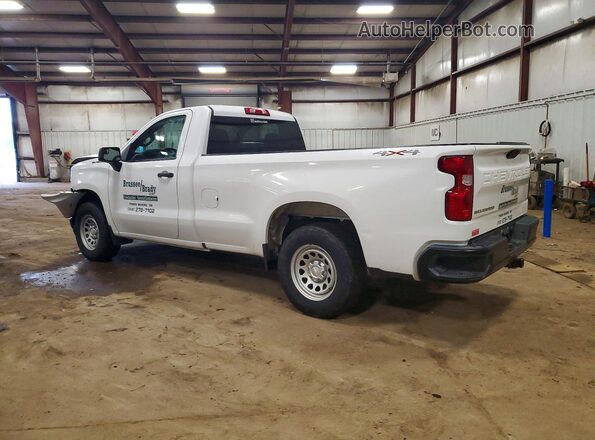 3GCNYAEK4NG213499 2022 CHEVROLET SILVERADO White უკანა მარცხენა